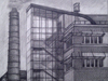 Martin Karlsson's sketch of the hospital
